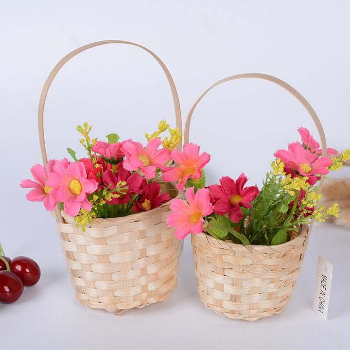 Handcrafted Natural Woven Storage Basket Stornfield