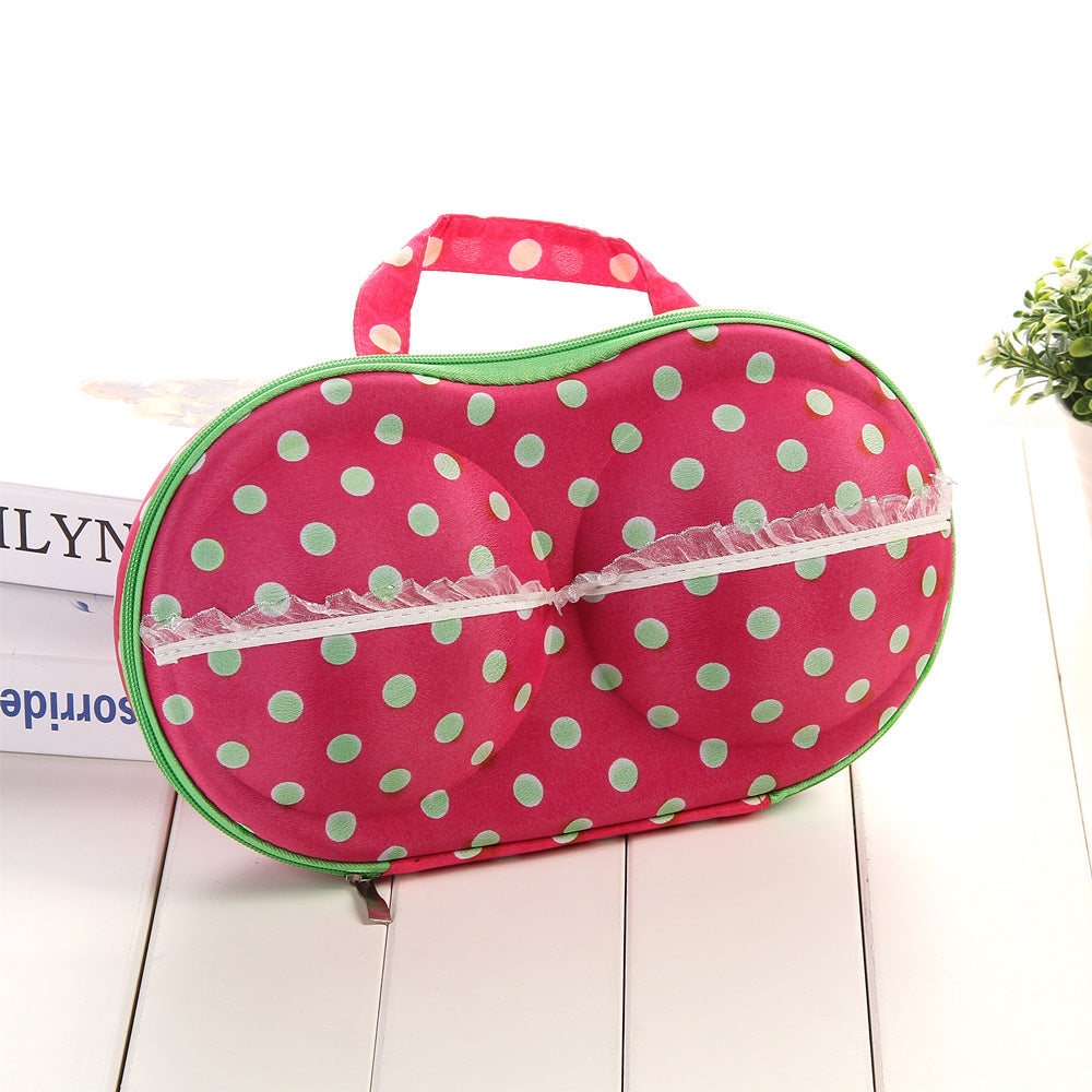 Polka Dot Travel Makeup Organizer Case Stornfield