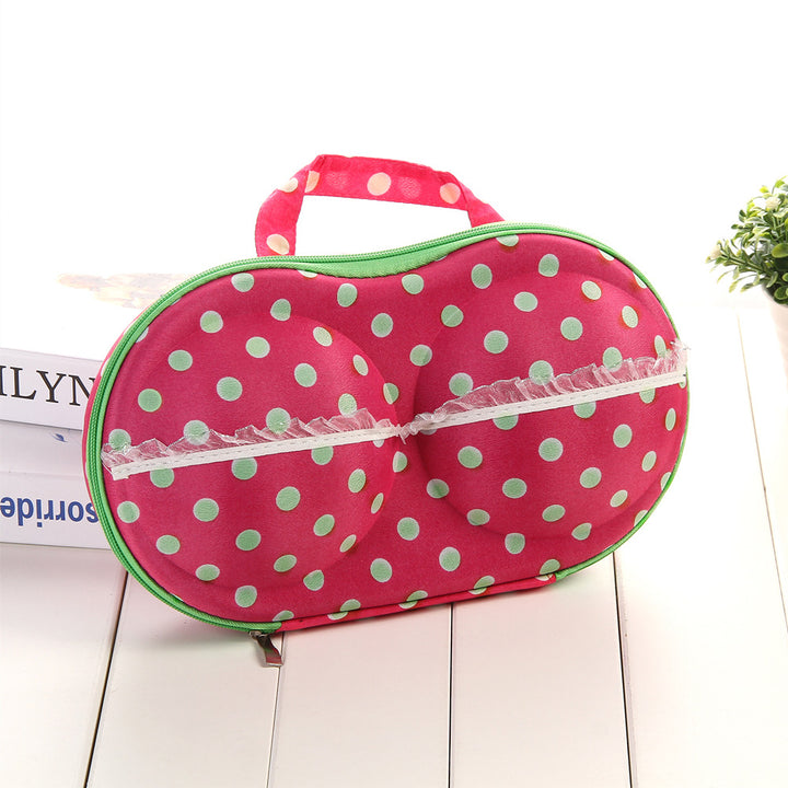 Polka Dot Travel Makeup Organizer Case Stornfield