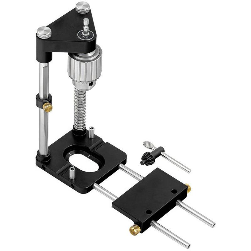 Stornfield | Drill Press Guide for Handheld Drills - Portable & Adjustable Woodworking Jig