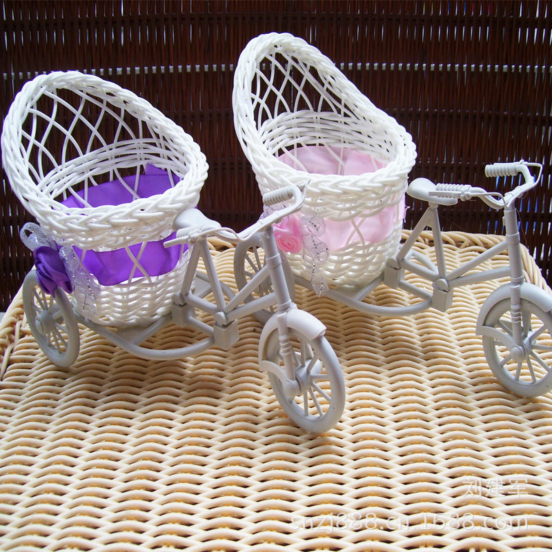 Decorative Bicycle Basket Planter Stornfield