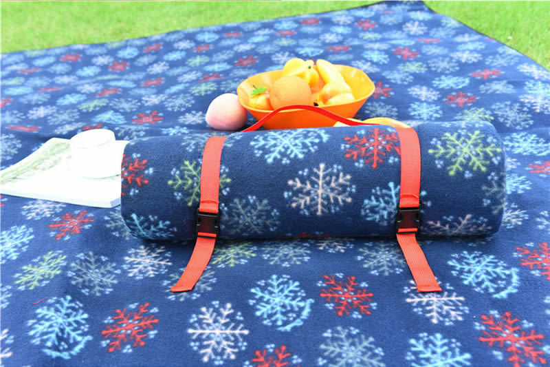 foldable picnic blanket with durable carrying handle Stornfield