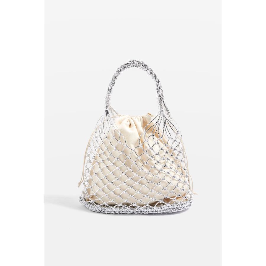 Hand-knotted mesh tote bag with luxurious lining Stornfield