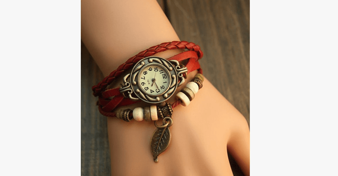Stornfield | The Boho-Chic Leaf Vintage Watch