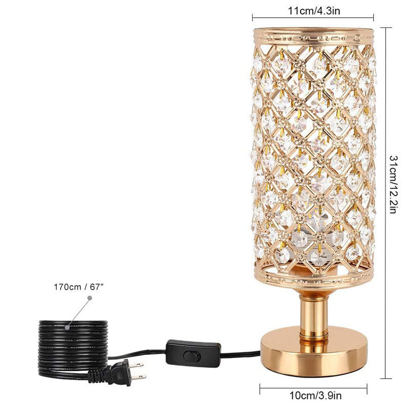 Modern Crystal Table Lamp | Stornfield