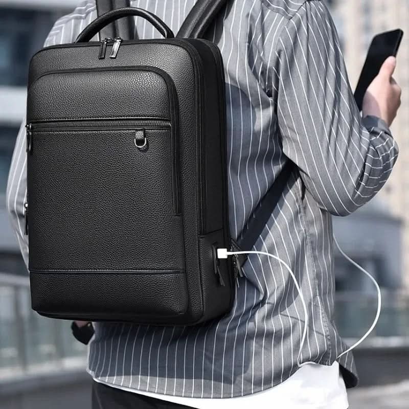 Stornfield | MobilLux Leather Rucksack – For work, travel & modern mobility