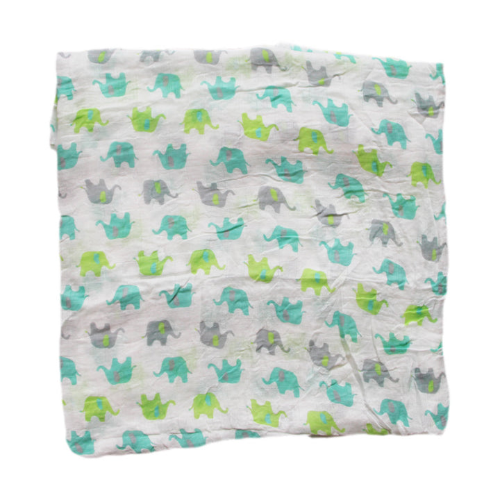 Organic Cotton Dinosaur Print Muslin Swaddle Stornfield