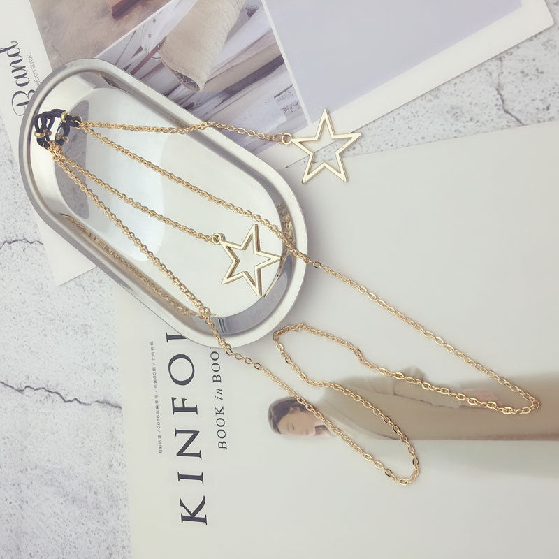 Star-Embellished Eyewear Chain Stornfield