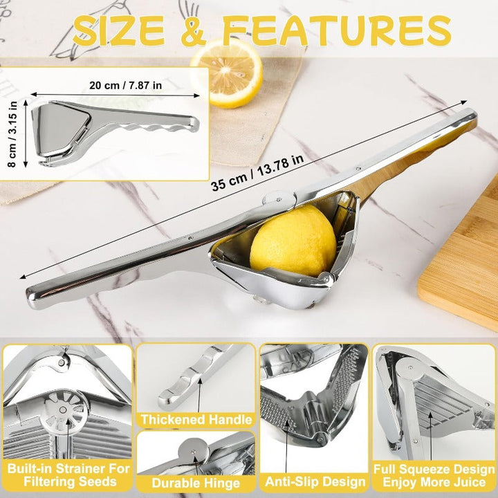 Effortless Flat Citrus Press Stornfield