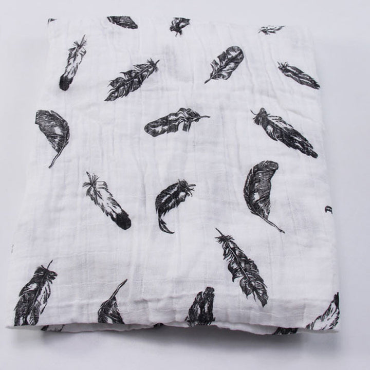 Cotton Muslin Baby Blanket with Heart Pattern Stornfield