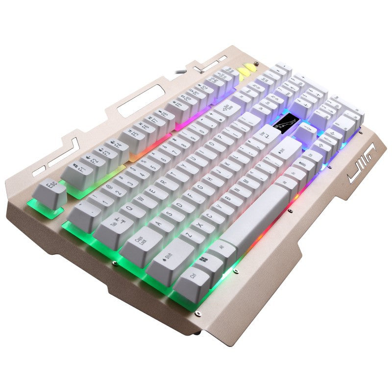 RGB Backlit Mechanical Gaming Keyboard with Smartphone Holder Stornfield