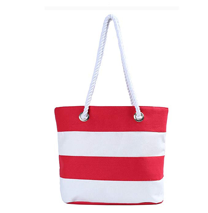 Spacious beach bag with maritime look Stornfield