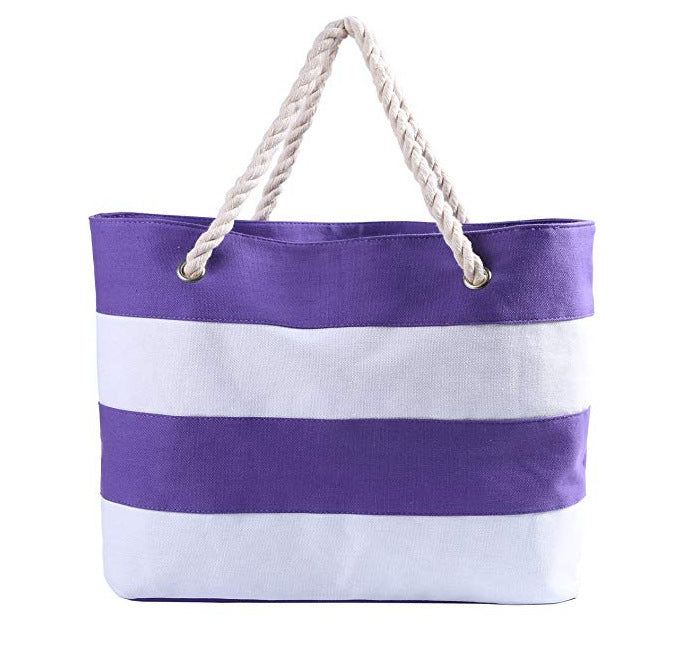 Spacious beach bag with maritime look Stornfield