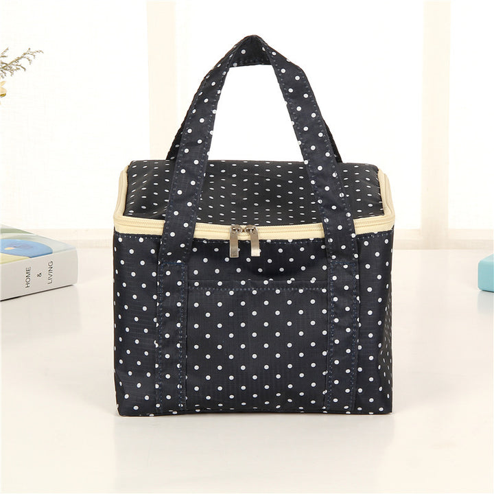 Insulated Dot Print Lunch Carrier Bag Stornfield