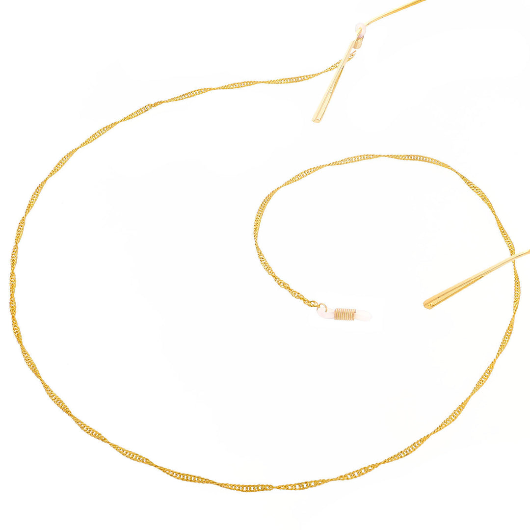 Elegant Twisted Chain Eyewear Holder Stornfield