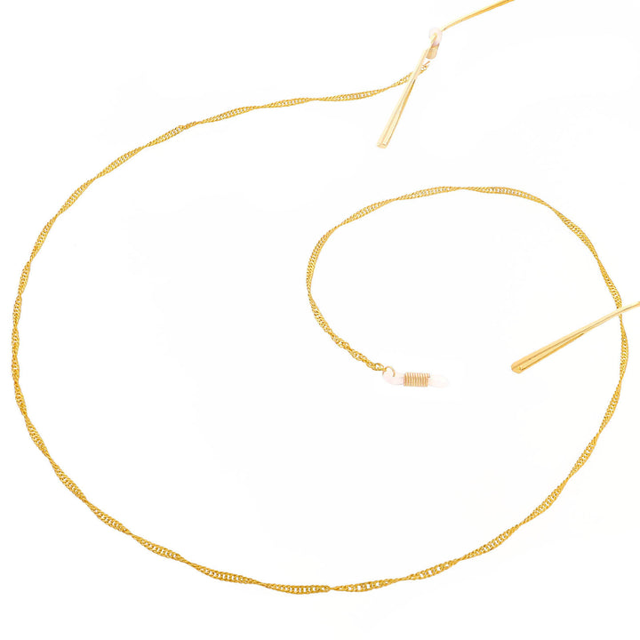 Elegant Twisted Chain Eyewear Holder Stornfield