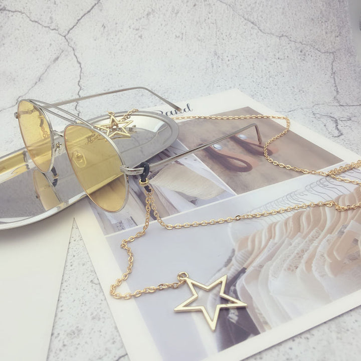 Star-Embellished Eyewear Chain Stornfield