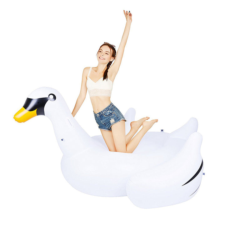 Unisex inflatable swim toy in elegant swan shape Stornfield