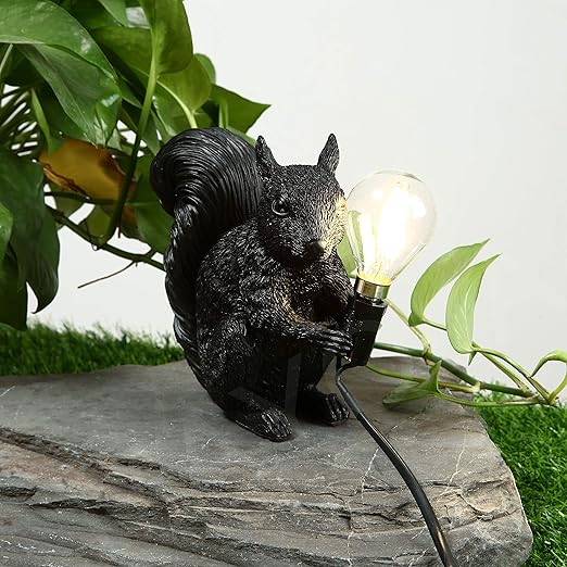 Stornfield | SquirrelBright Nordic Squirrel Table Lamp | Designer Decor | Ambient LED Light | Perfect for Home