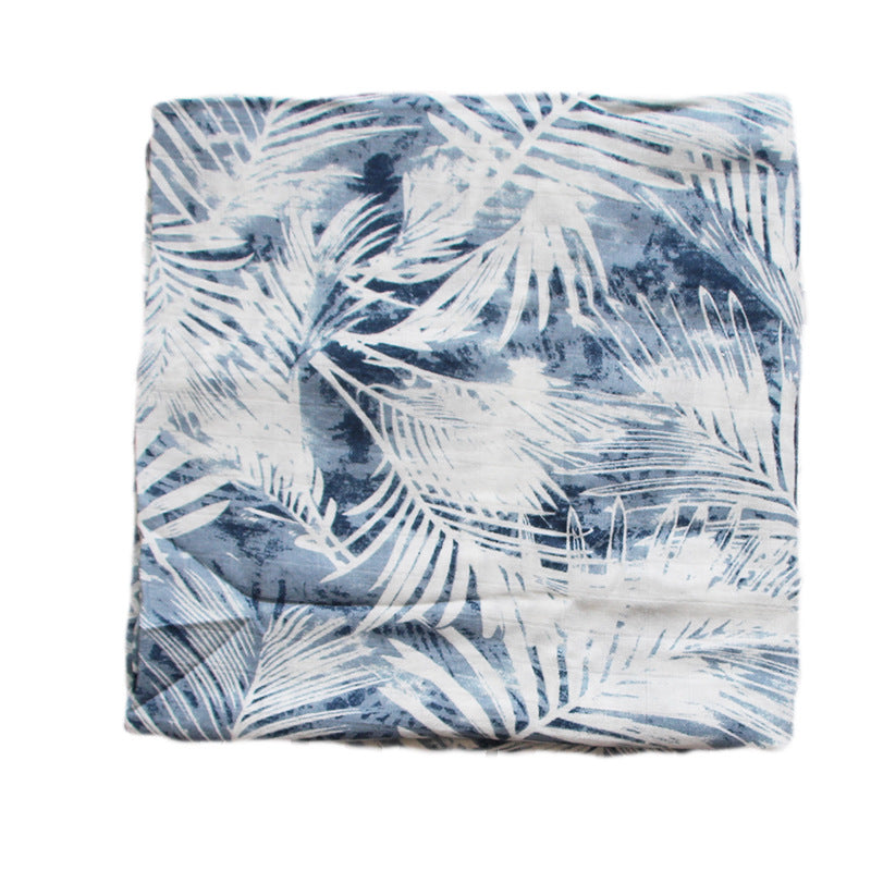 Organic Cotton Dinosaur Print Muslin Swaddle Stornfield