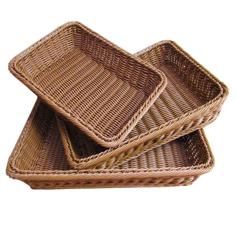 Handwoven Rectangular Storage Tray Stornfield