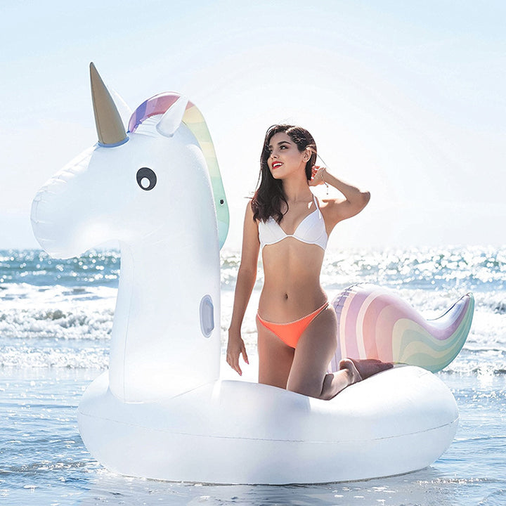Women Inflatable Unicorn Swimming Mediterranean Stornfield
