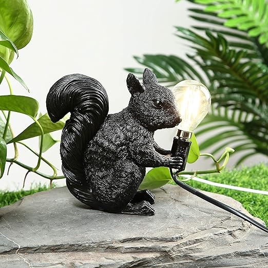 Stornfield | SquirrelBright Nordic Squirrel Table Lamp | Designer Decor | Ambient LED Light | Perfect for Home