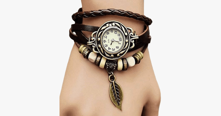 Stornfield | The Boho-Chic Leaf Vintage Watch