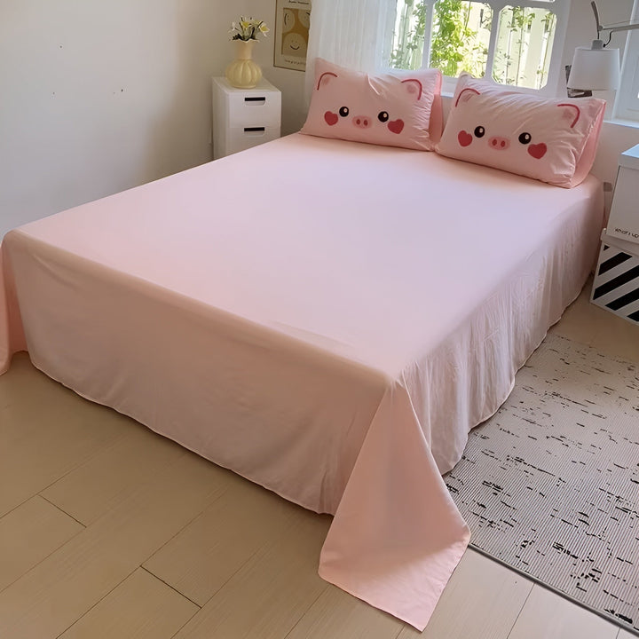 Bedding set with Cute Piglet motif – Soft and Cozy | Perfect for children's room | Stornfield