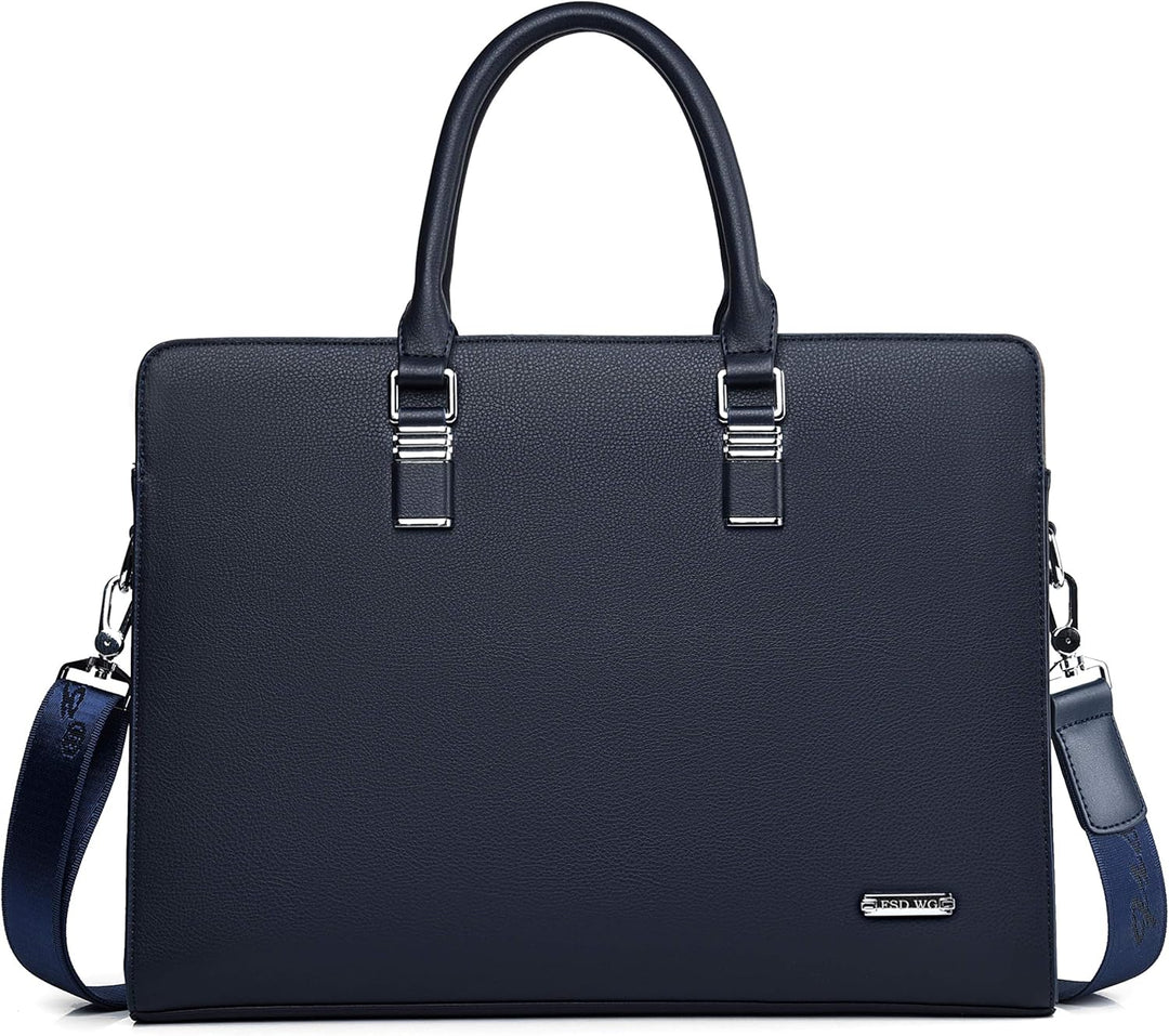 Genuine Leather Multi-Compartment Business Briefcase for Professionals | Stornfield