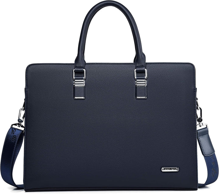 Genuine Leather Multi-Compartment Business Briefcase for Professionals | Stornfield