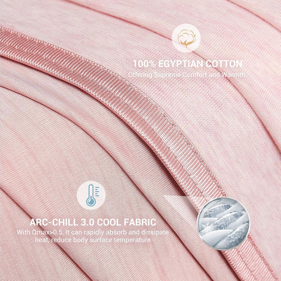 Light Pink Cooling Blanket –  3.0, Q-Max>0.5, Multi-Size Options | Stornfield