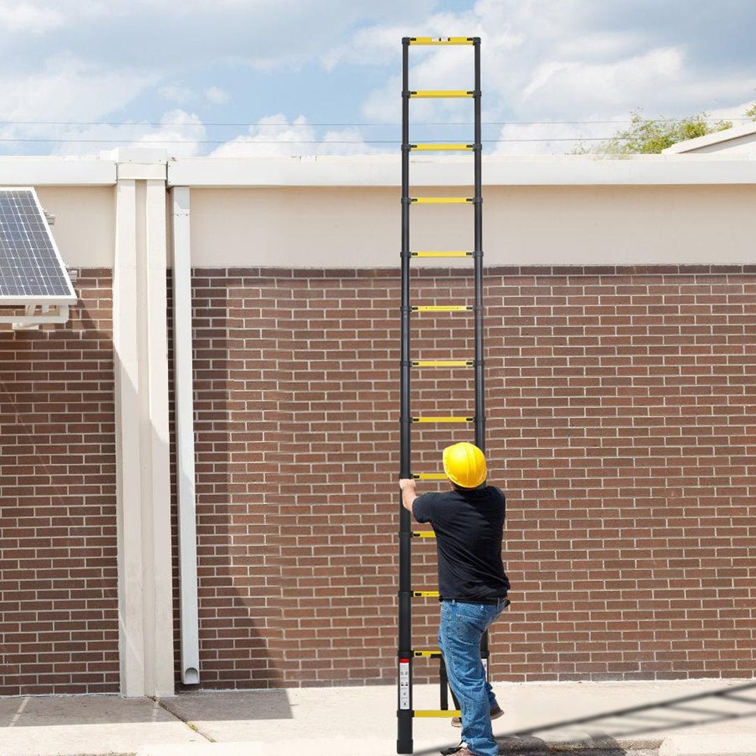 Telescopic Ladder Aluminum with Removable Hook | Stornfield