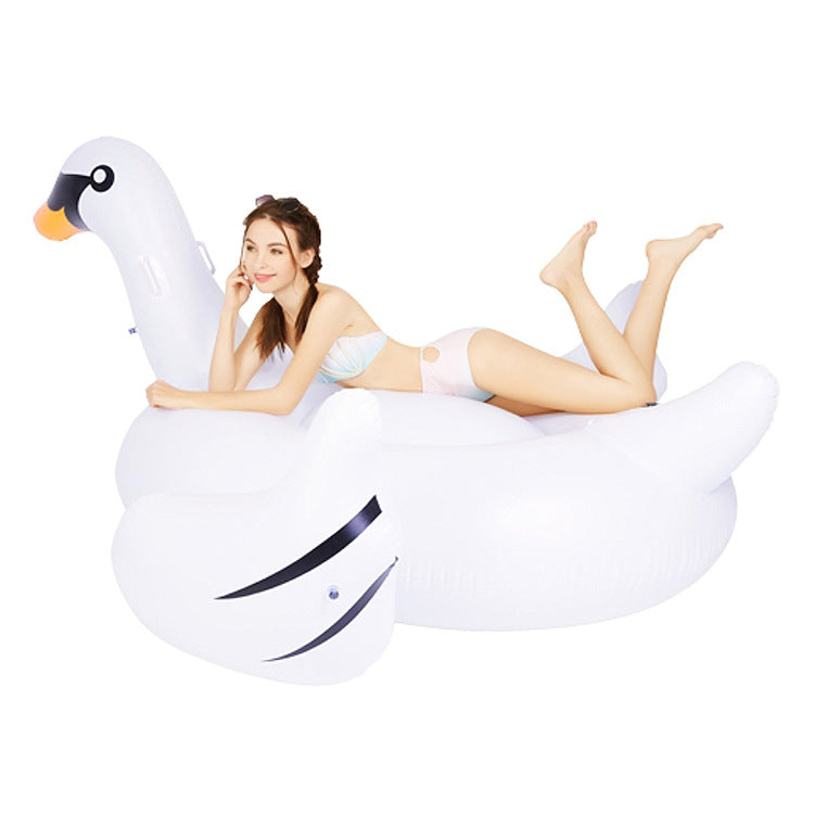 Unisex inflatable swim toy in elegant swan shape Stornfield