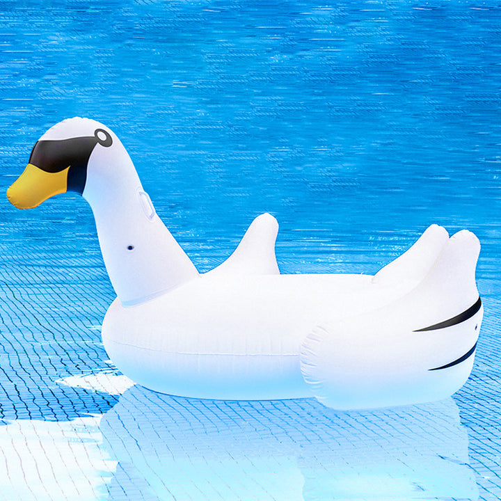 Unisex inflatable swimming animal in elegant swan shape Stornfield
