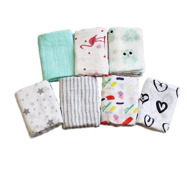 Organic Cotton Dinosaur Print Muslin Swaddle Stornfield