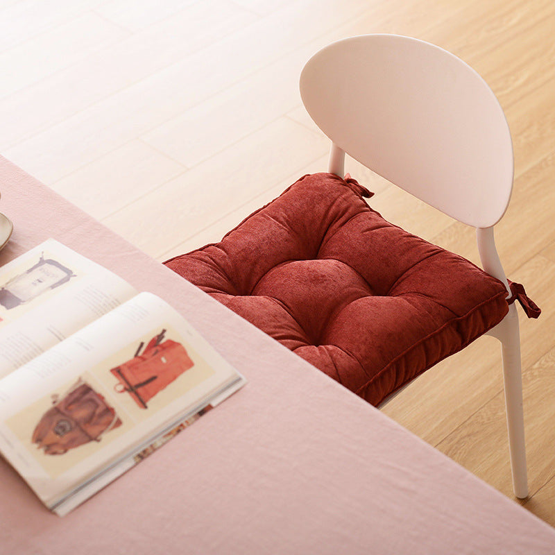 High-quality velvet seat cushion with square tufting and thick padding Stornfield