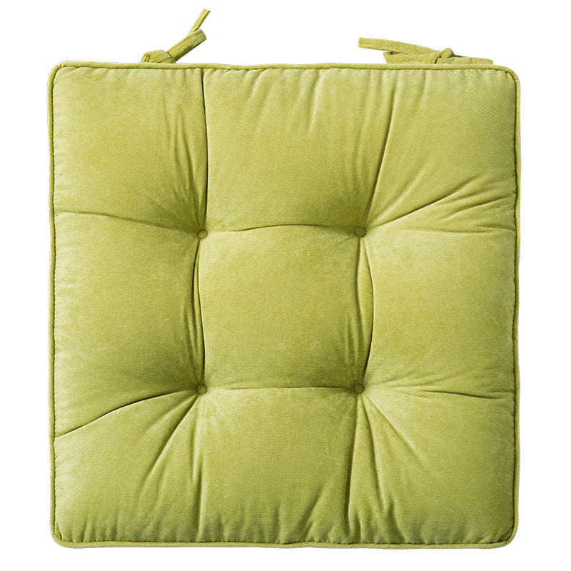 High-quality velvet seat cushion with square tufting and thick padding Stornfield