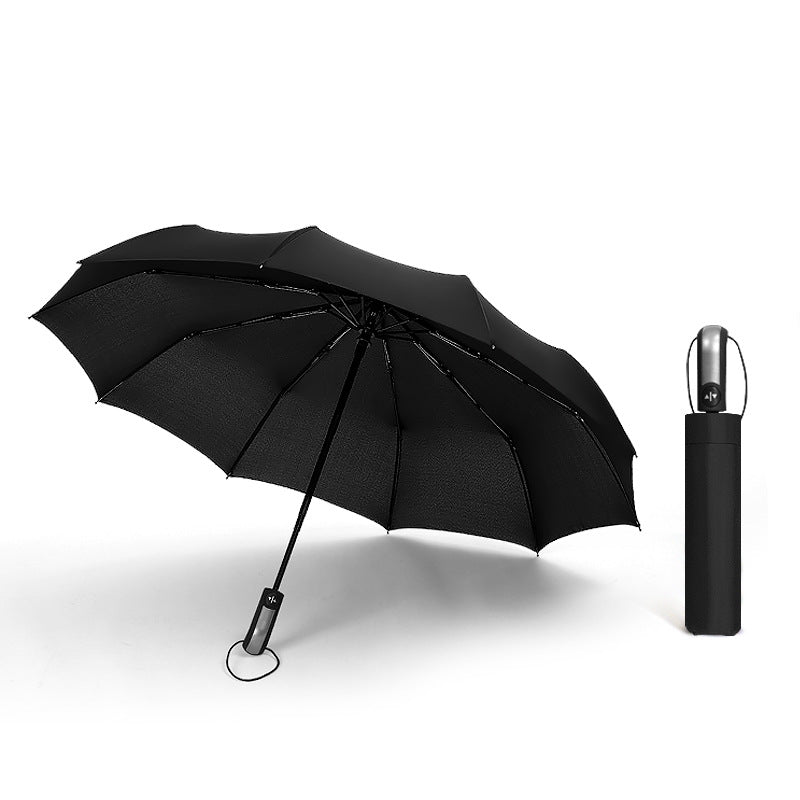 Women's automatic business folding umbrella with wind resistance Stornfield