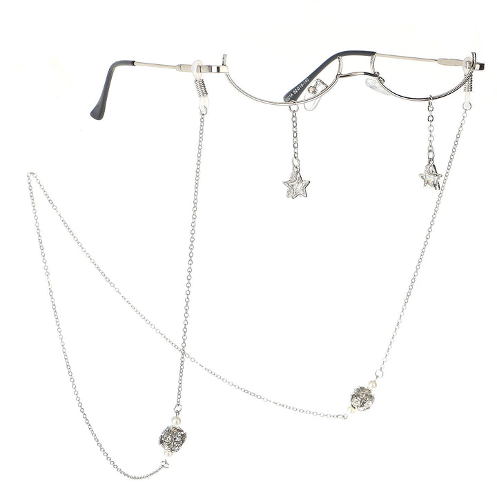 Decorative Star-Accented Eyewear Chain Stornfield