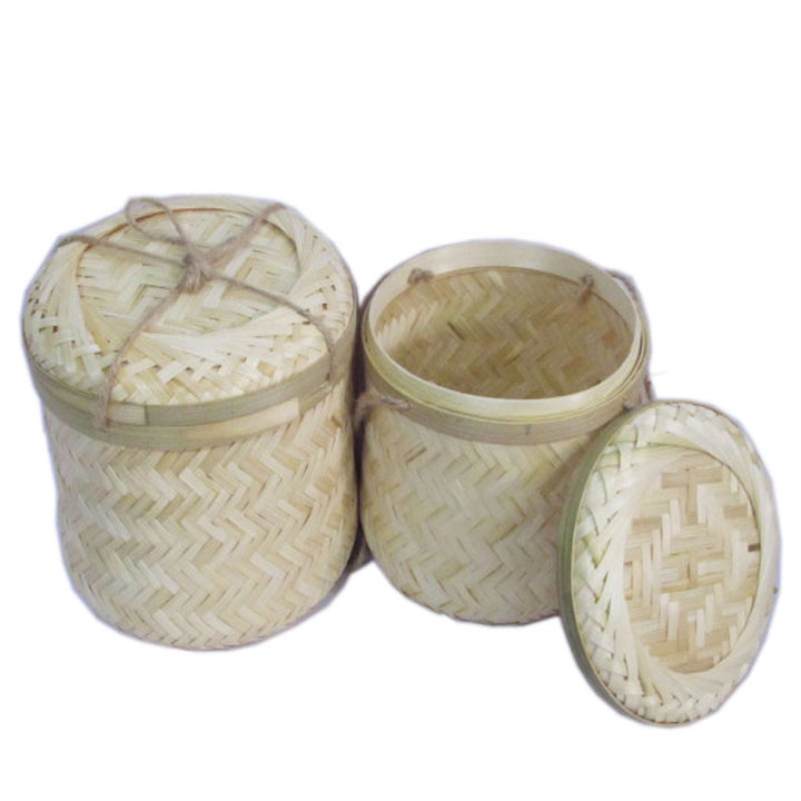 Natural Woven Storage Canister Stornfield