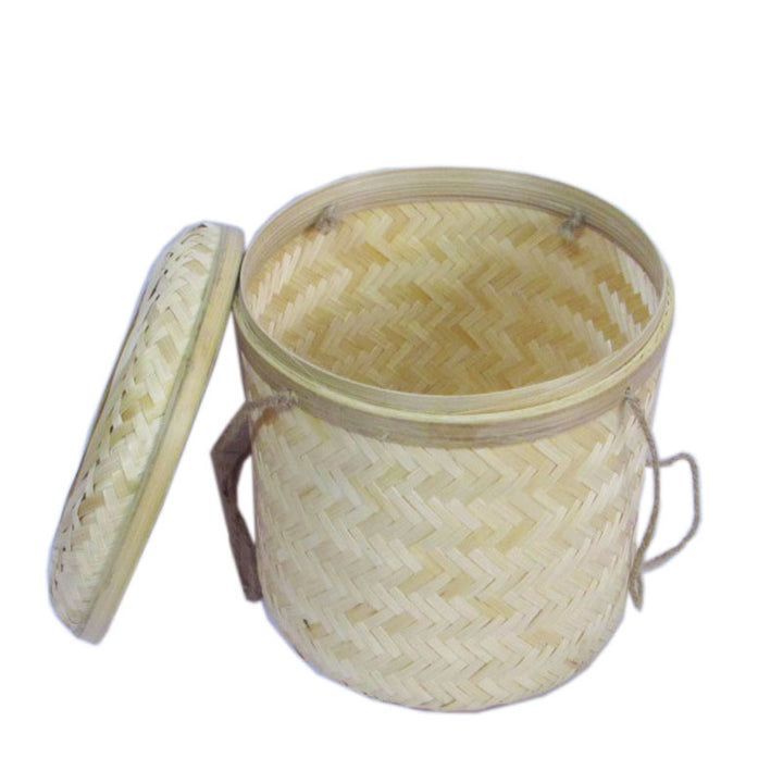 Natural Woven Storage Canister Stornfield