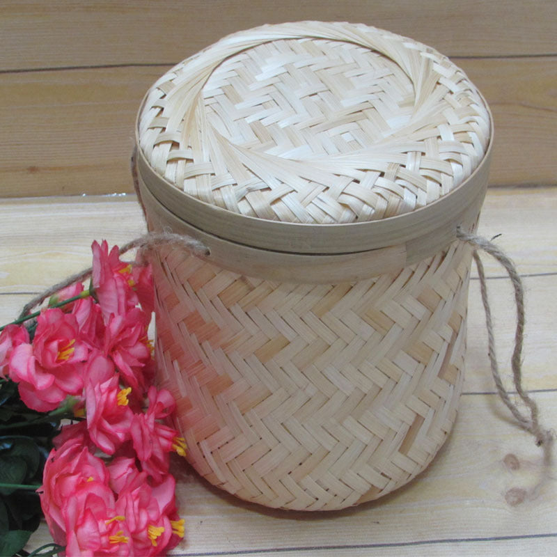 Natural Woven Storage Canister Stornfield
