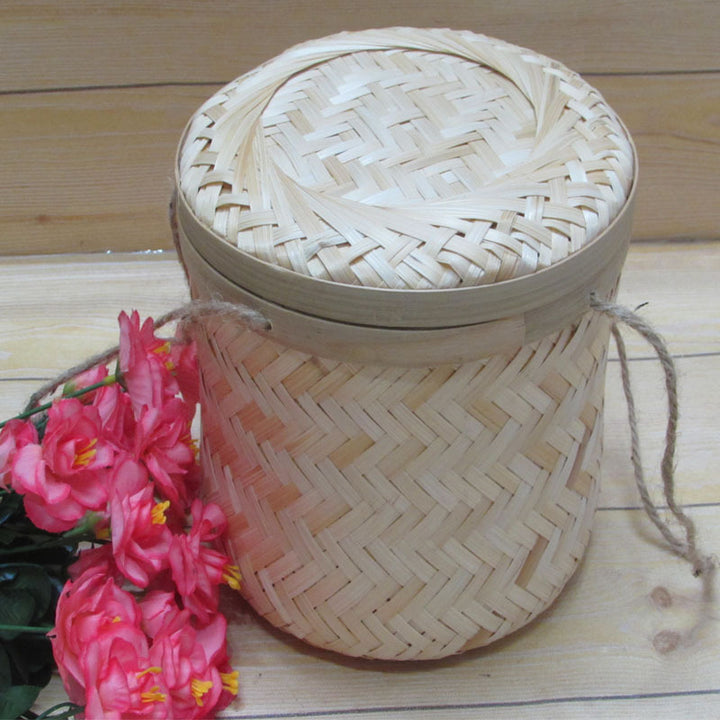 Natural Woven Storage Canister Stornfield