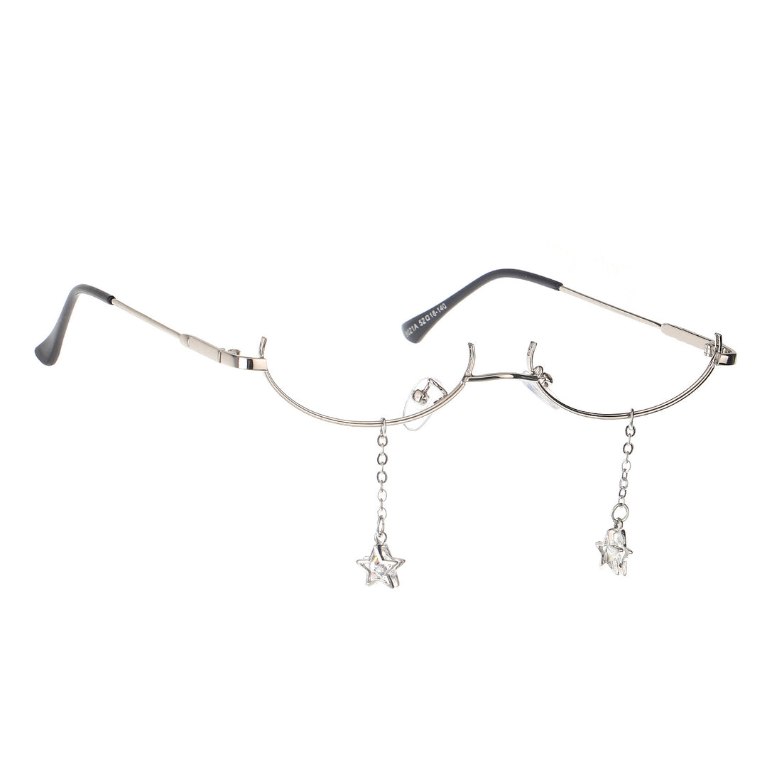 Decorative Star-Accented Eyewear Chain Stornfield
