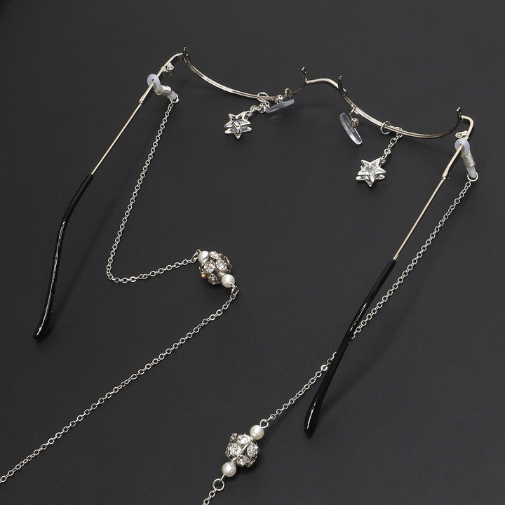 Decorative Star-Accented Eyewear Chain Stornfield