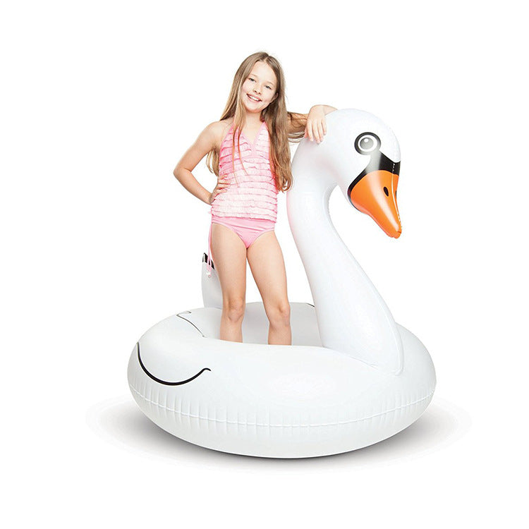 Unisex Inflatable Swimming Ring in Swan Shape Stornfield