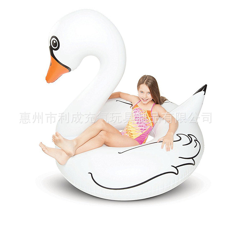 Unisex Inflatable Swimming Ring in Swan Shape Stornfield