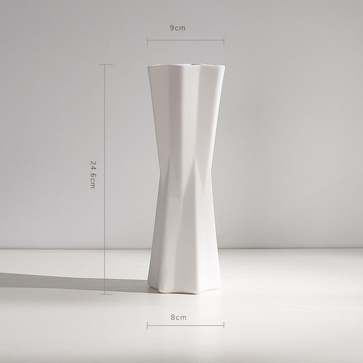Texture Minimalist Ceramic Flower Vase