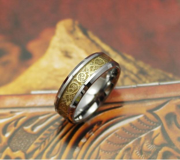 Dragon's Breath - Steel Viking Ring | Stornfield